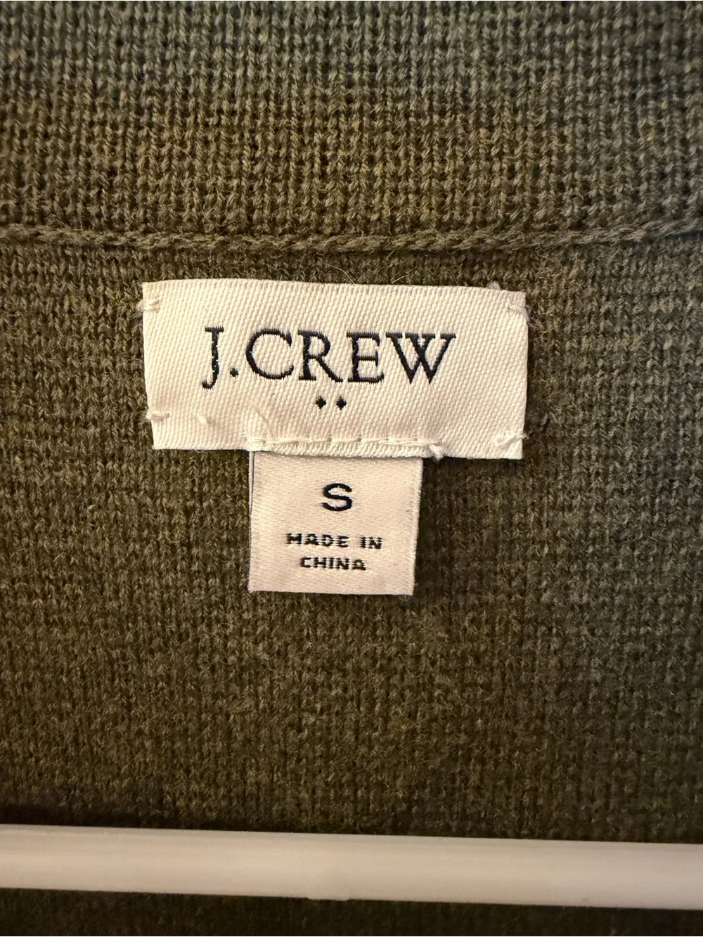 J. Crew Olive Green Women's Single-Button Sweater Blazer size S